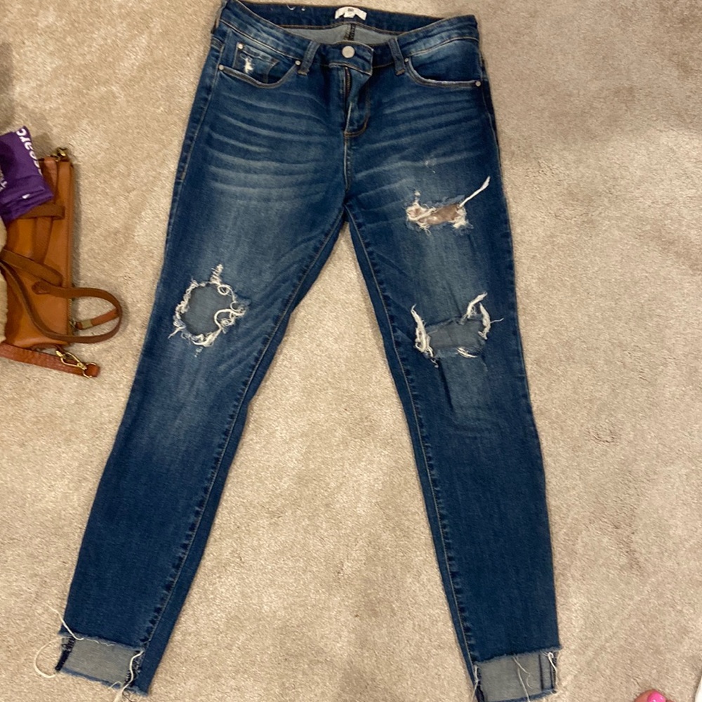 bp hole jeans